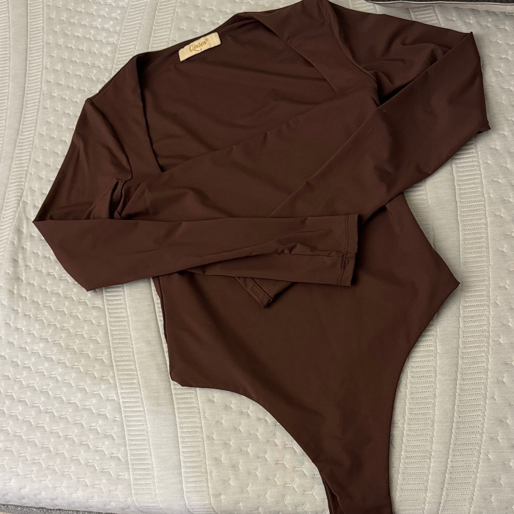 Beautiful brown espresso bodysuit